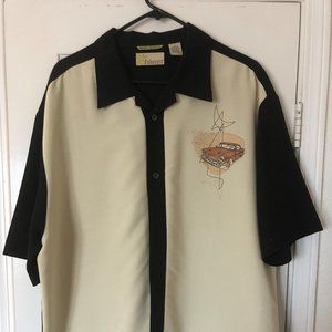 Cubavera Embroidered Panel Shirt XL